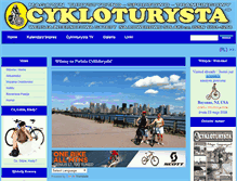 Tablet Screenshot of cykloturysta.pl